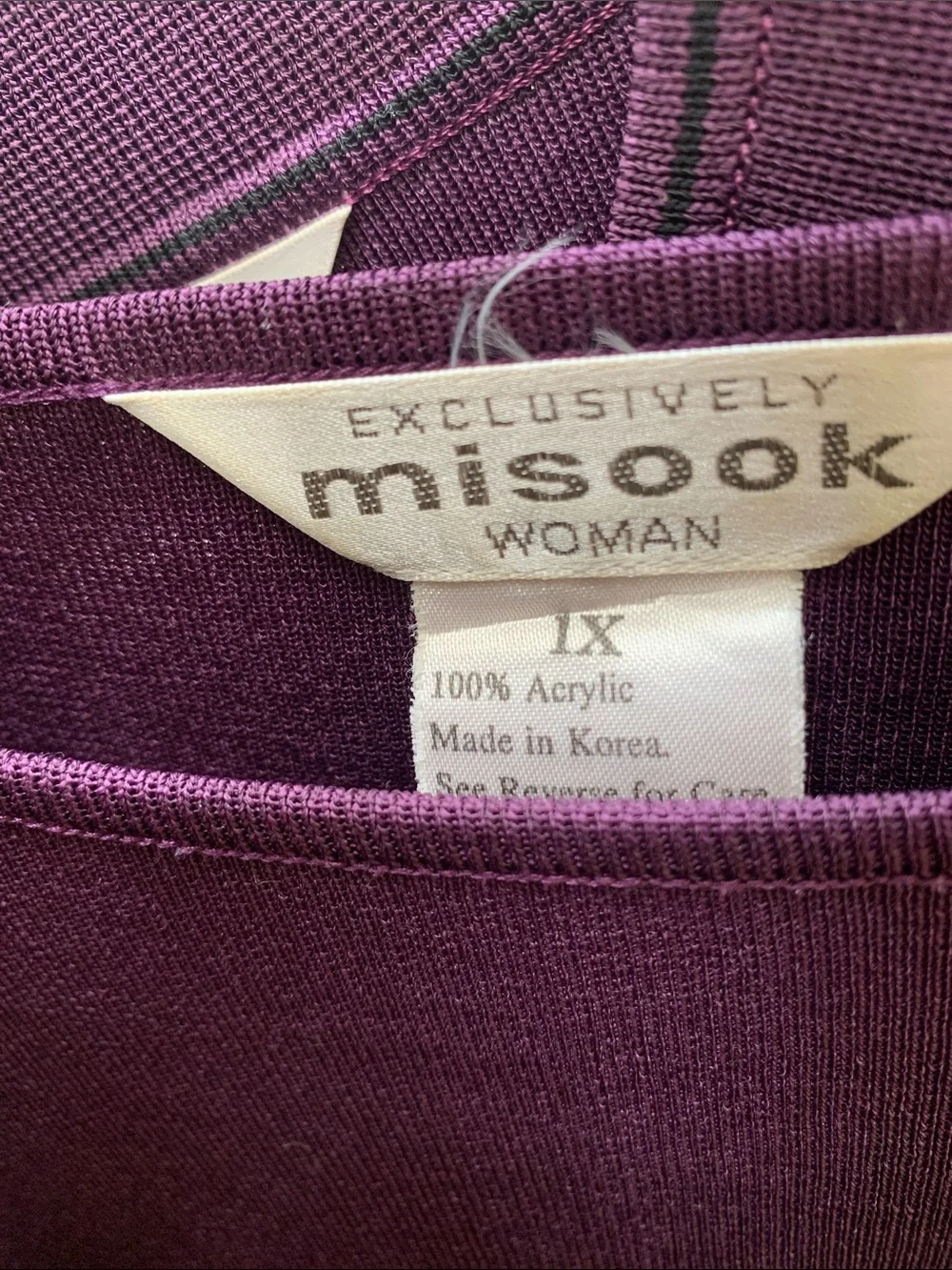 Misook classic button